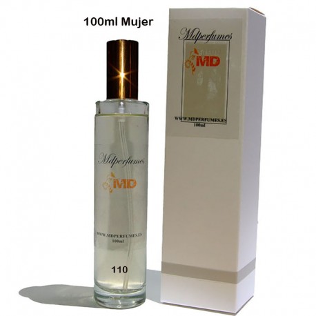 PERFUME N110 PARA MUJER DE MARCA BLANCA EQUIVALENTE AMORES AMORES FORBIDENES KISSES