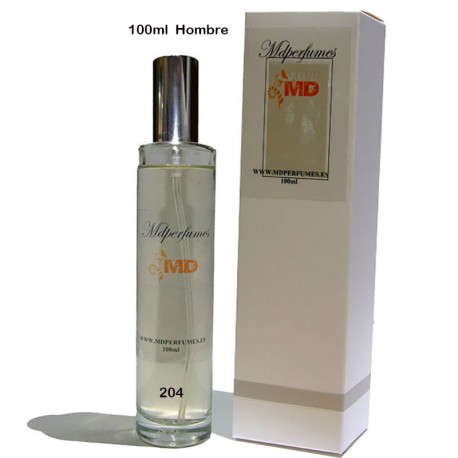 Perfume Equivalente Nº 204 Salvage dio negra 100ml hombre de marca blanca de alta gama www.mdperfumes.es